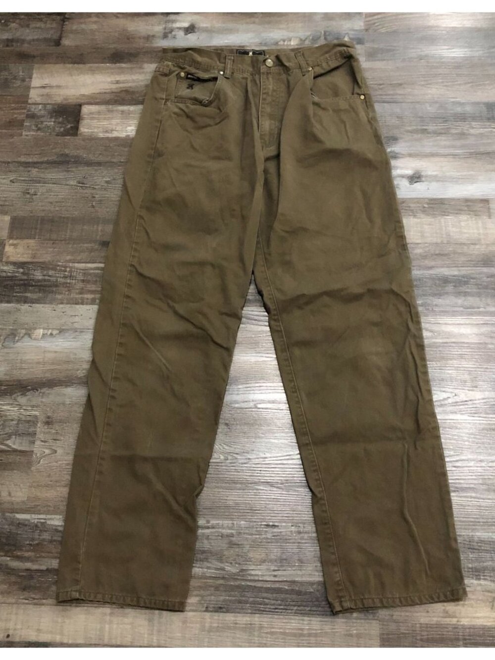 Browning Mens 30x32 Dark Brown Straight Fit Cotton Jeans